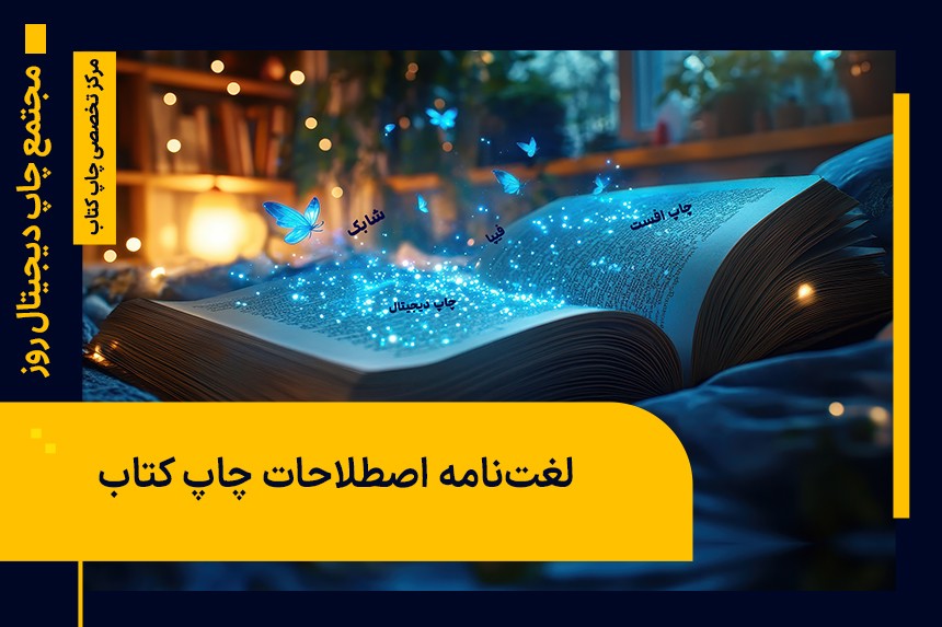 اصطلاحات کلیدی چاپ کتاب | لغت نامه چاپ